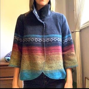 Aritzia TNA Quilted Patterned Kimono Jacket Size S